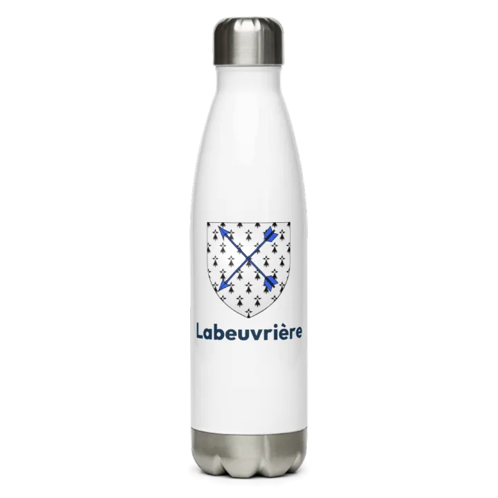 Gourde inox blason de Labeuvrière