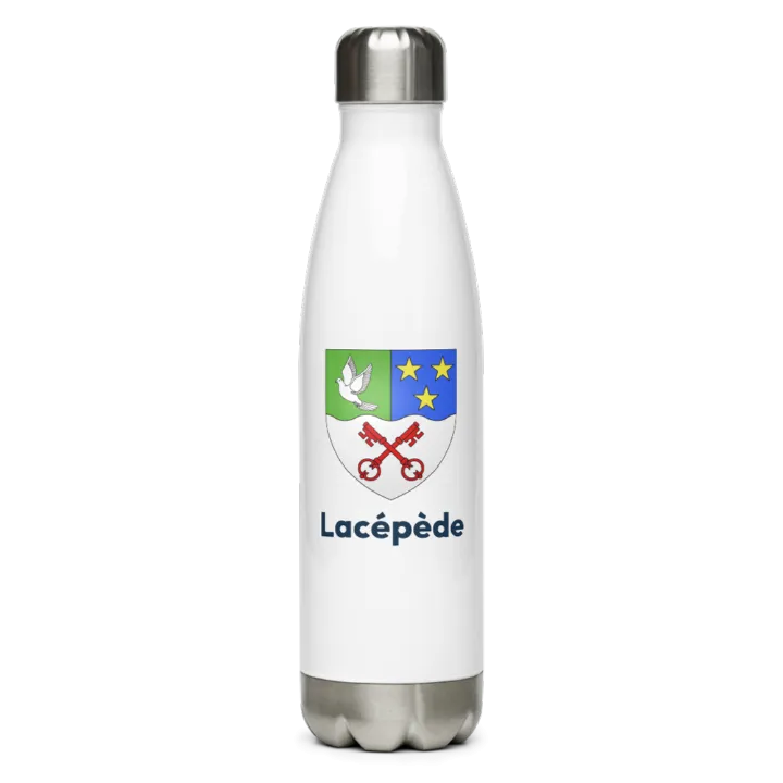 Gourde inox blason de Lacépède