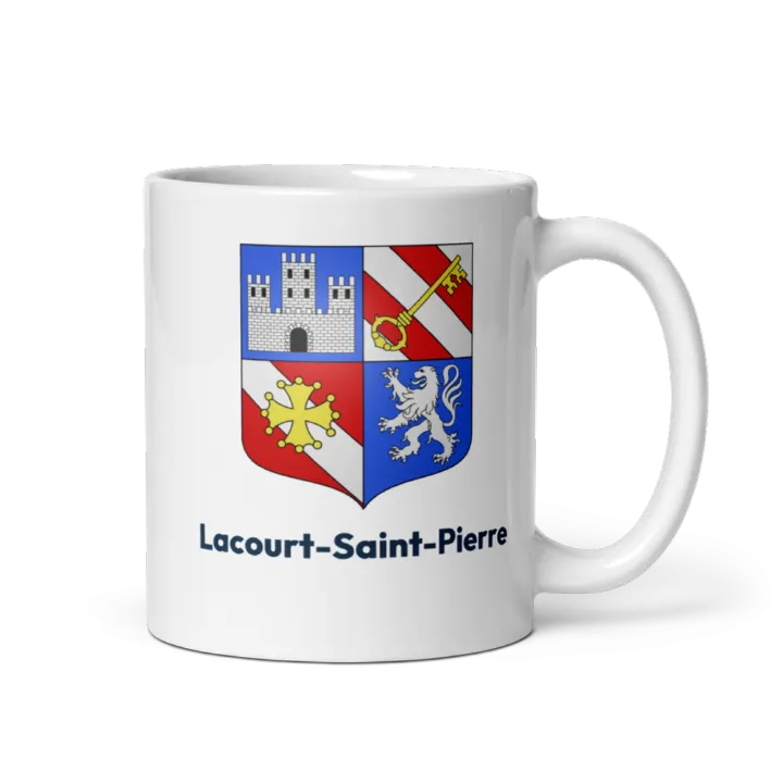Mug blason de Lacourt-Saint-Pierre