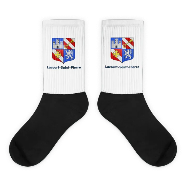 Chaussettes — blason de Lacourt-Saint-Pierre