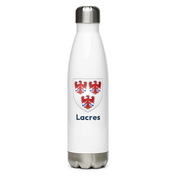 Gourde inox blason de Lacres
