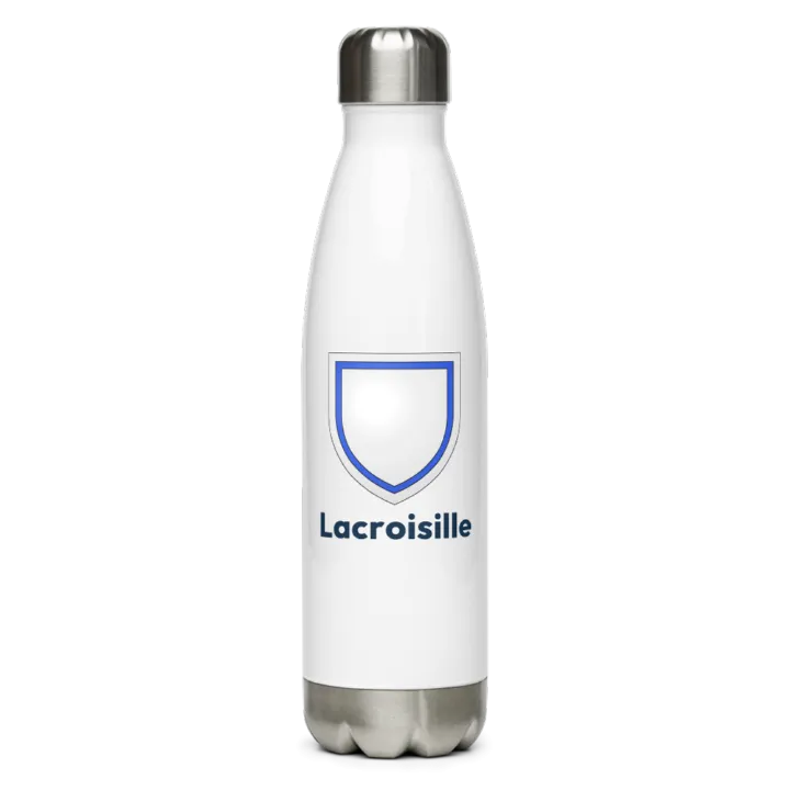 Gourde inox blason de Lacroisille