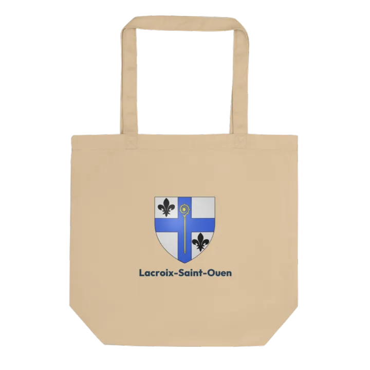 Tote bag coton bio — blason de Lacroix-Saint-Ouen