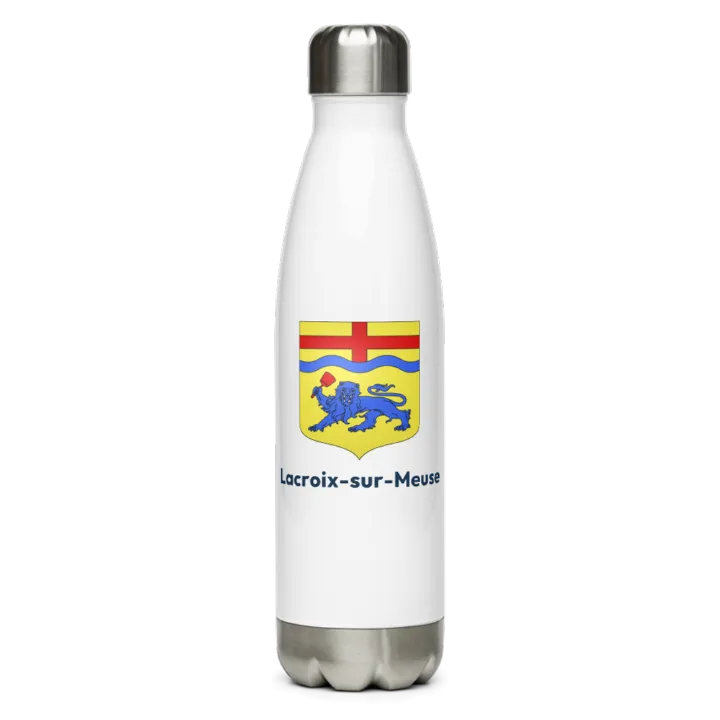 Gourde inox blason de Lacroix-sur-Meuse