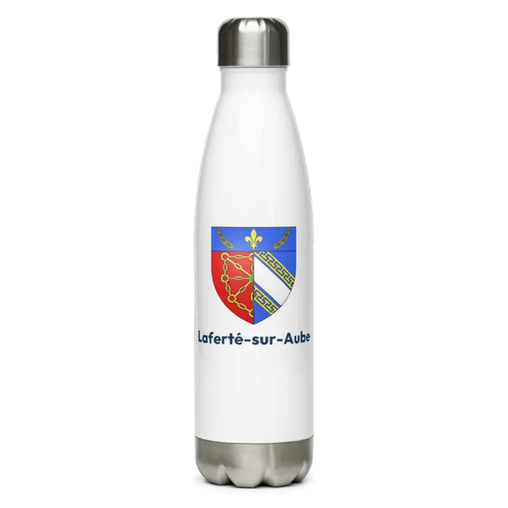 Gourde inox — blason de Laferté-sur-Aube