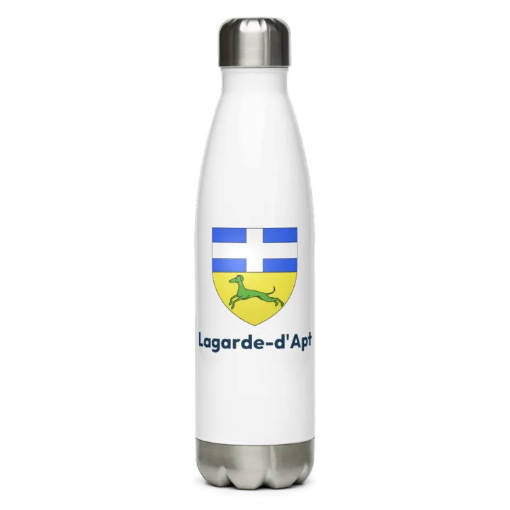 Gourde inox blason de Lagarde-d'Apt