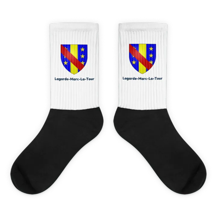 Chaussettes — blason de Lagarde-Marc-la-Tour