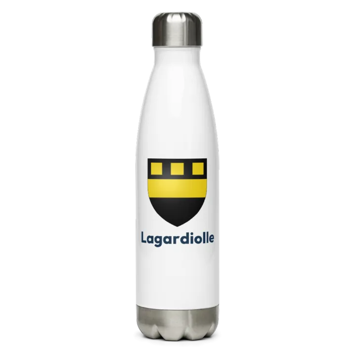 Gourde inox blason de Lagardiolle