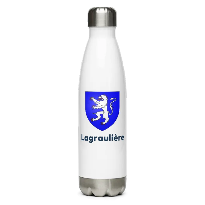 Gourde inox blason de Lagraulière