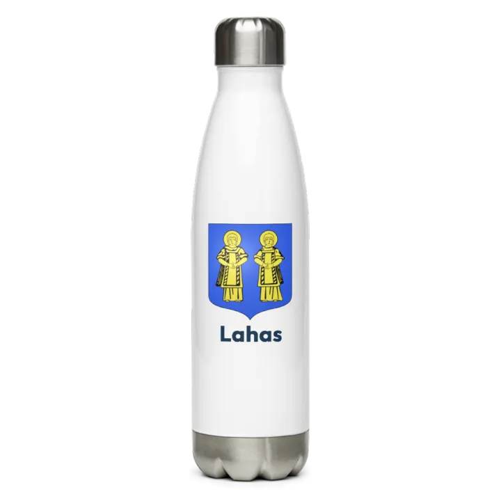 Gourde inox blason de Lahas