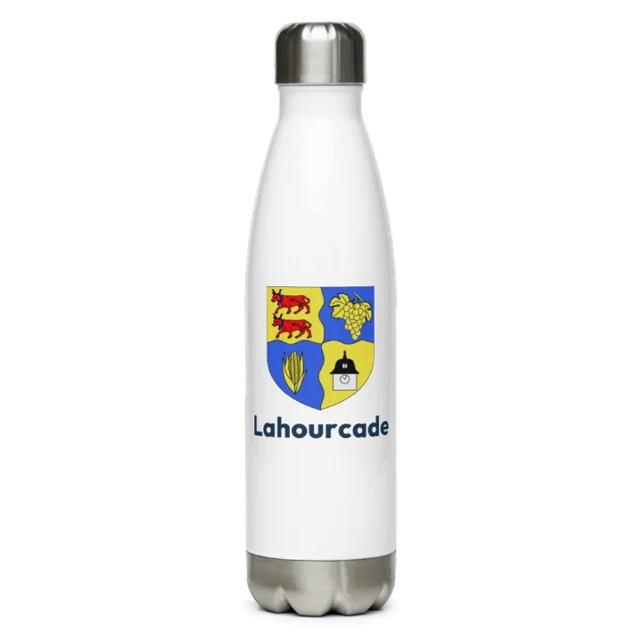 Gourde inox blason de Lahourcade