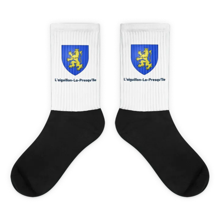 Chaussettes — blason de l'Aiguillon-la-Presqu'île