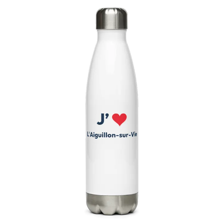 Gourde inox « J’❤ L'Aiguillon-sur-Vie »