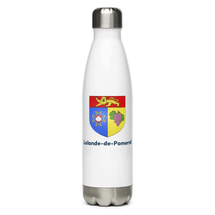 Gourde inox blason de Lalande-de-Pomerol