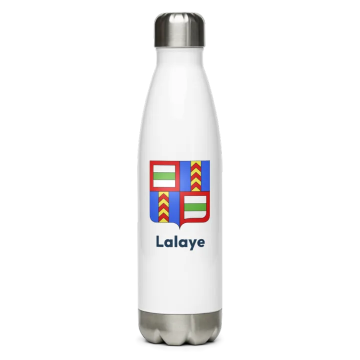 Gourde inox blason de Lalaye