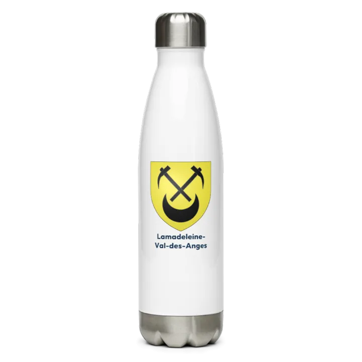 Gourde inox blason de Lamadeleine-Val-des-Anges