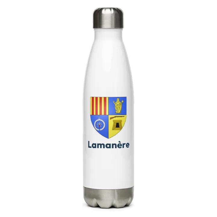 Gourde inox blason de Lamanère