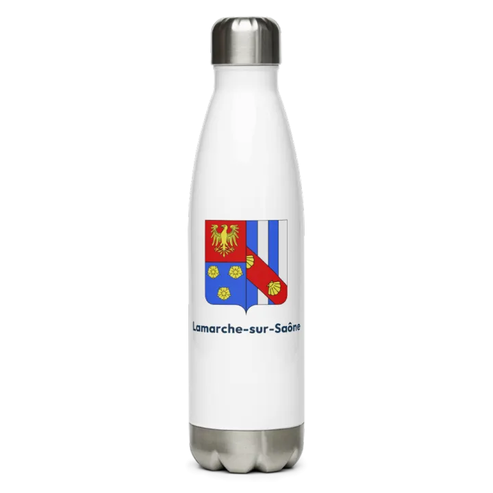 Gourde inox blason de Lamarche-sur-Saône