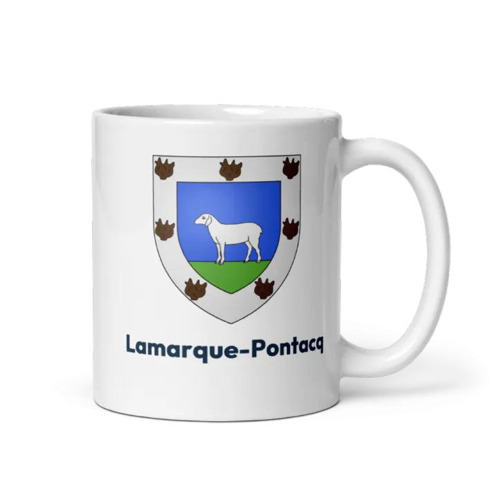 Mug blason de Lamarque-Pontacq