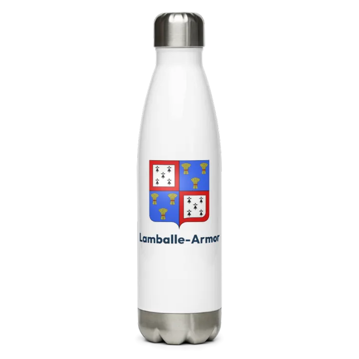 Gourde inox blason de Lamballe-Armor