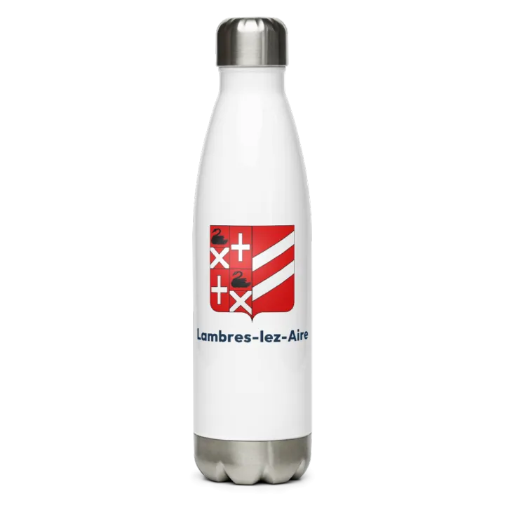 Gourde inox blason de Lambres-lez-Aire