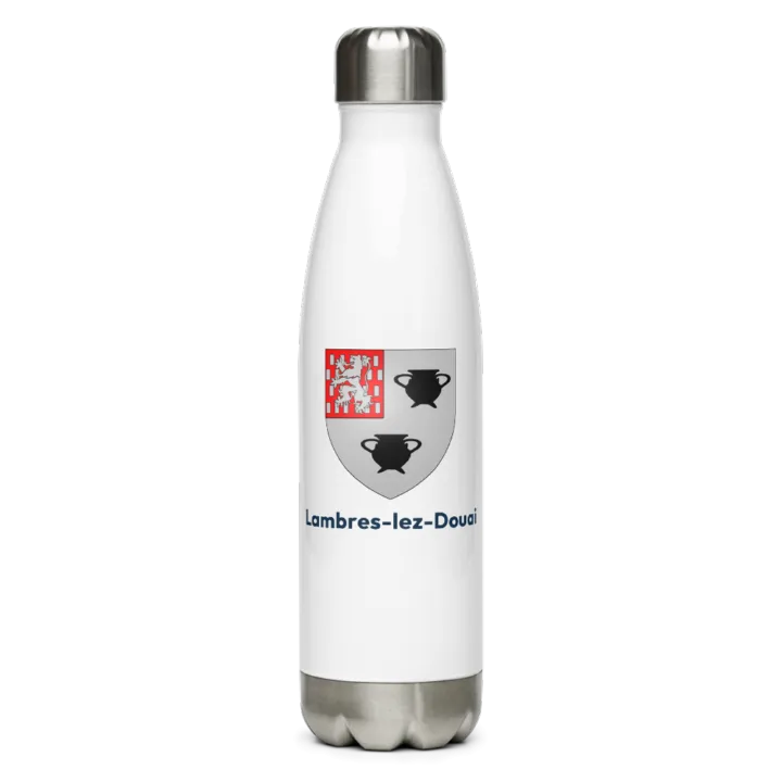 Gourde inox blason de Lambres-lez-Douai