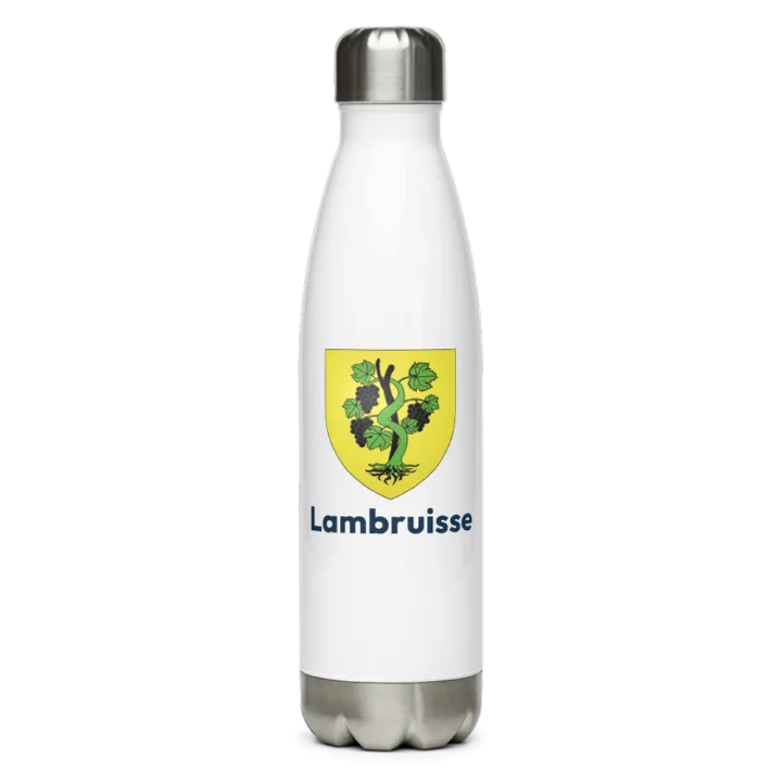 Gourde inox blason de Lambruisse