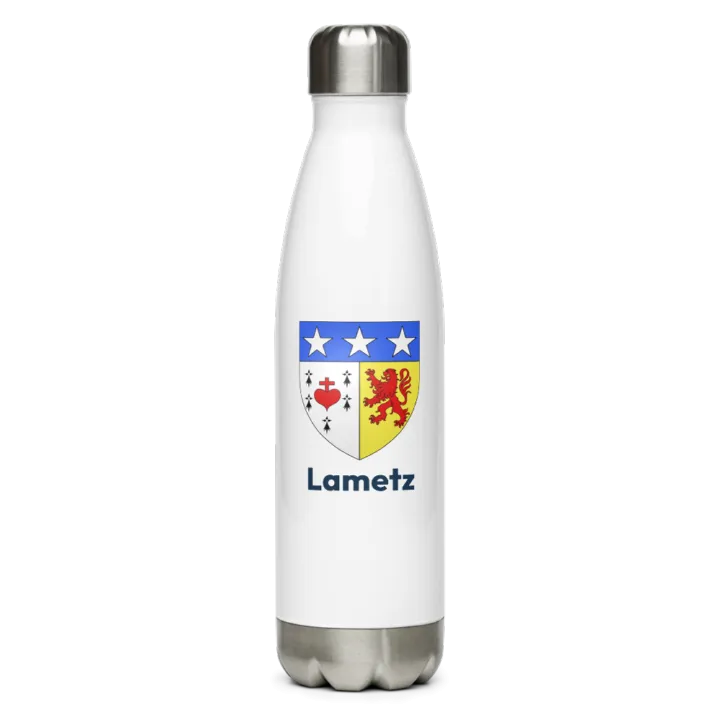 Gourde inox blason de Lametz