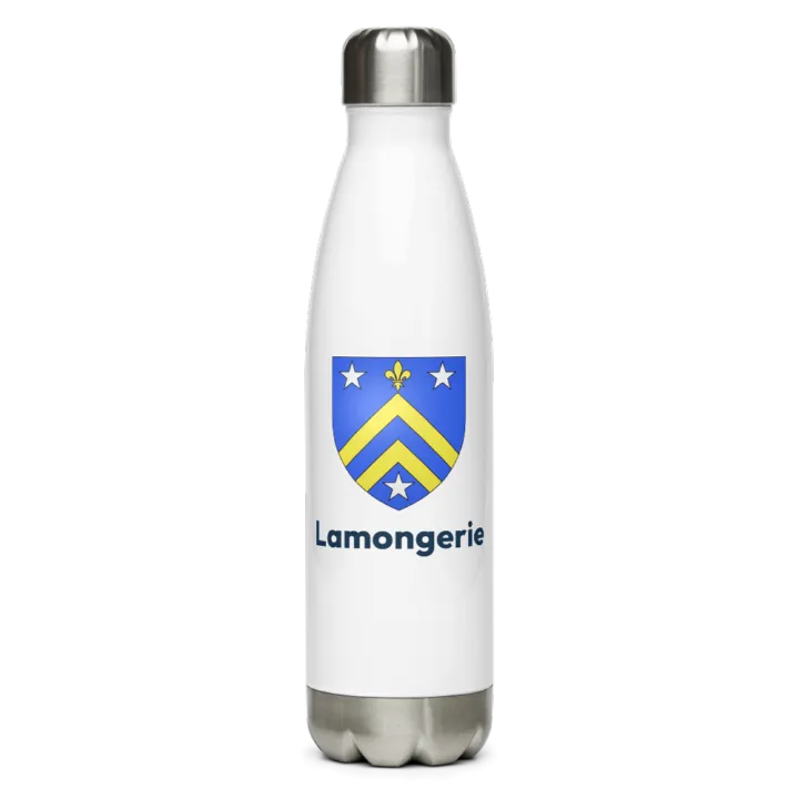 Gourde inox blason de Lamongerie