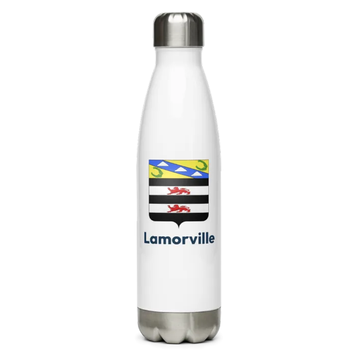 Gourde inox blason de Lamorville