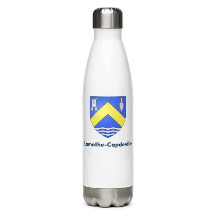 Gourde inox blason de Lamothe-Capdeville