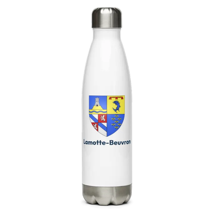 Gourde inox blason de Lamotte-Beuvron