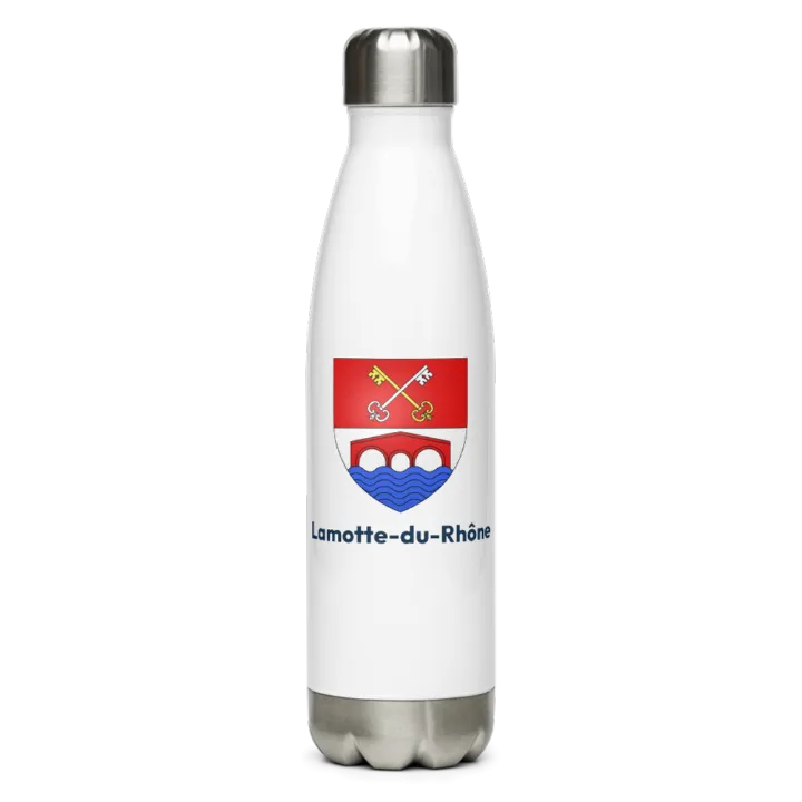 Gourde inox blason de Lamotte-du-Rhône