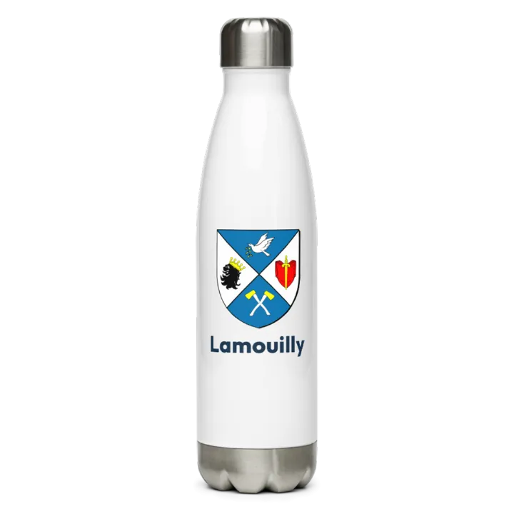 Gourde inox blason de Lamouilly