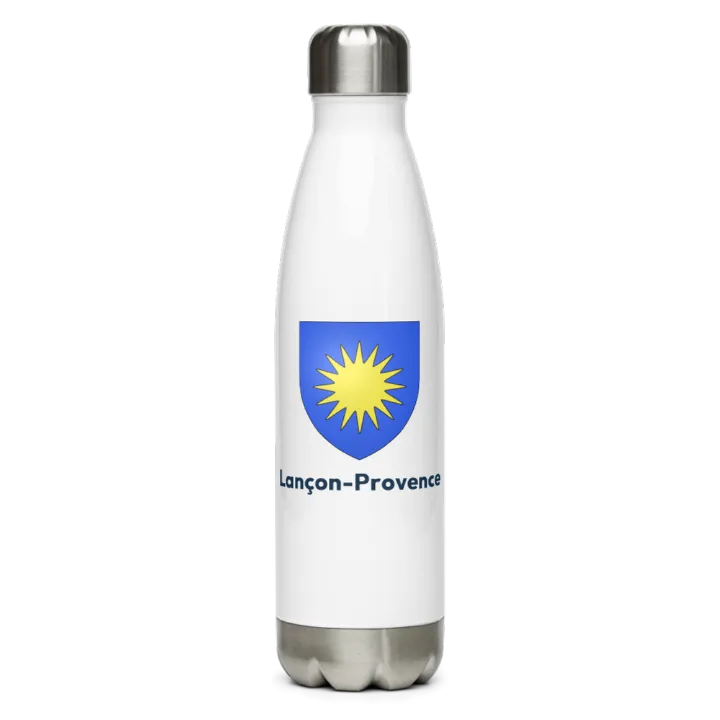 Gourde inox blason de Lançon-Provence