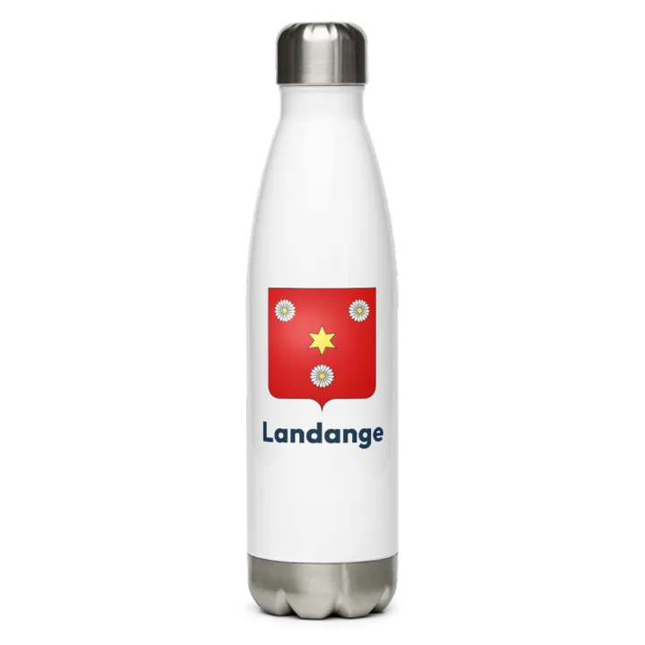 Gourde inox blason de Landange