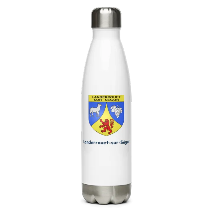 Gourde inox blason de Landerrouet-sur-Ségur