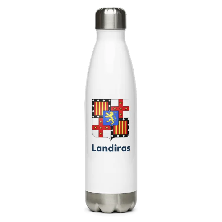 Gourde inox blason de Landiras