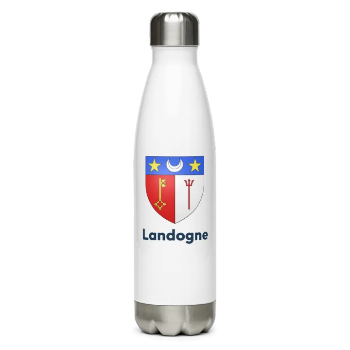 Gourde inox blason de Landogne