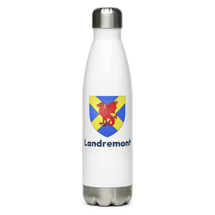 Gourde inox — blason de Landremont