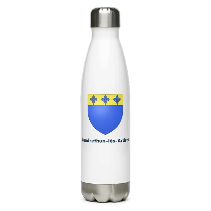 Gourde inox — blason de Landrethun-lès-Ardres