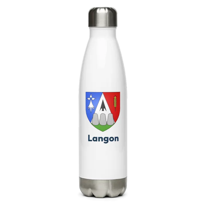Gourde inox blason de Langon