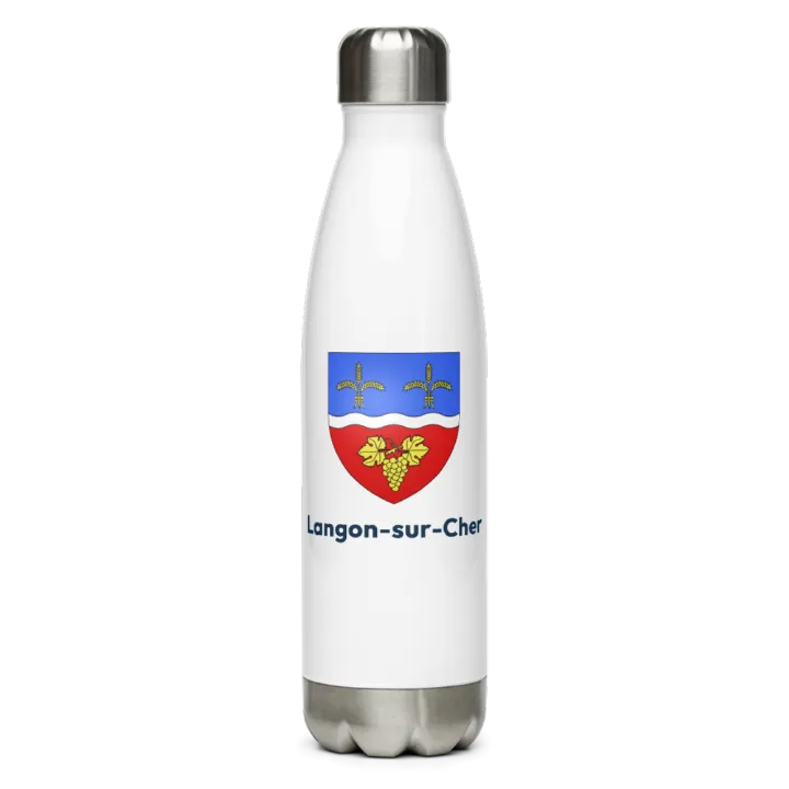 Gourde inox blason de Langon-sur-Cher