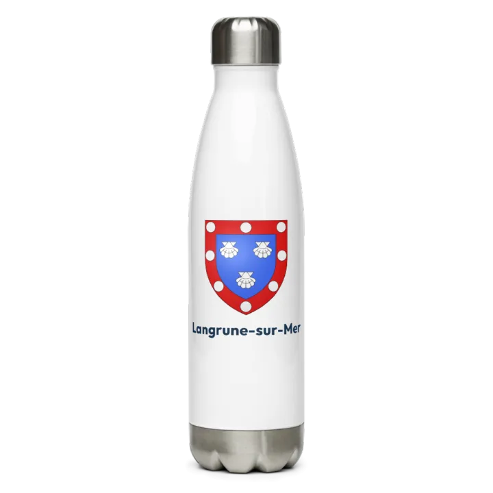 Gourde inox blason de Langrune-sur-Mer