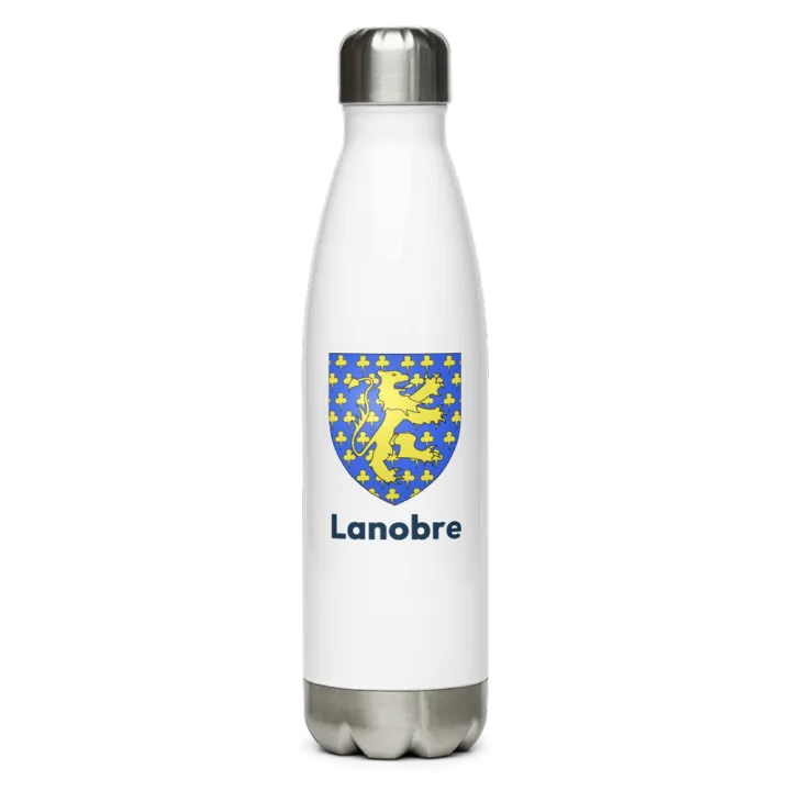 Gourde inox blason de Lanobre