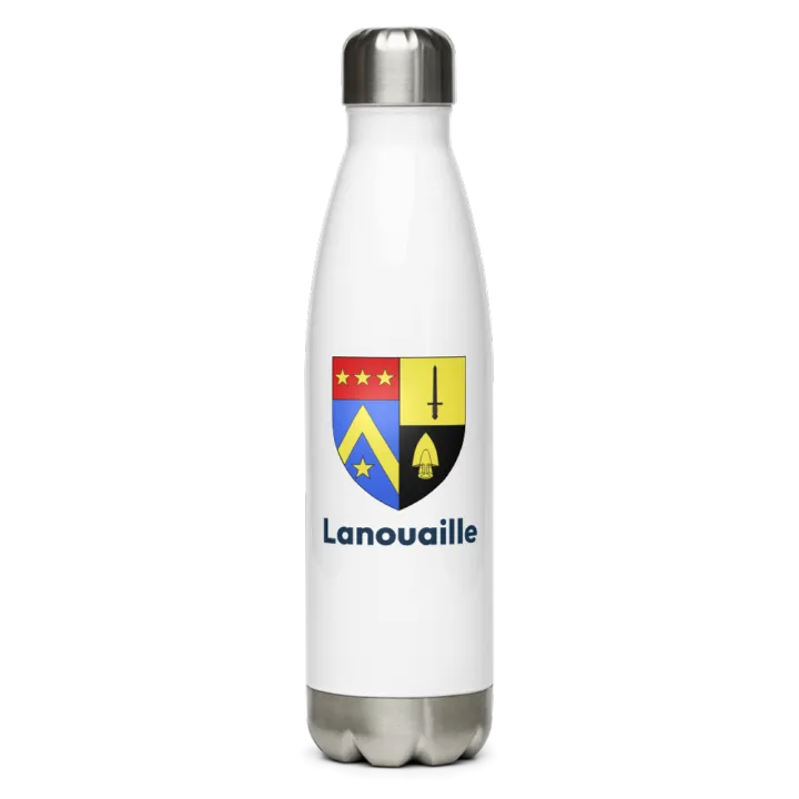 Gourde inox blason de Lanouaille