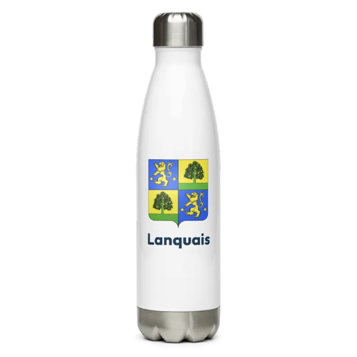 Gourde inox blason de Lanquais