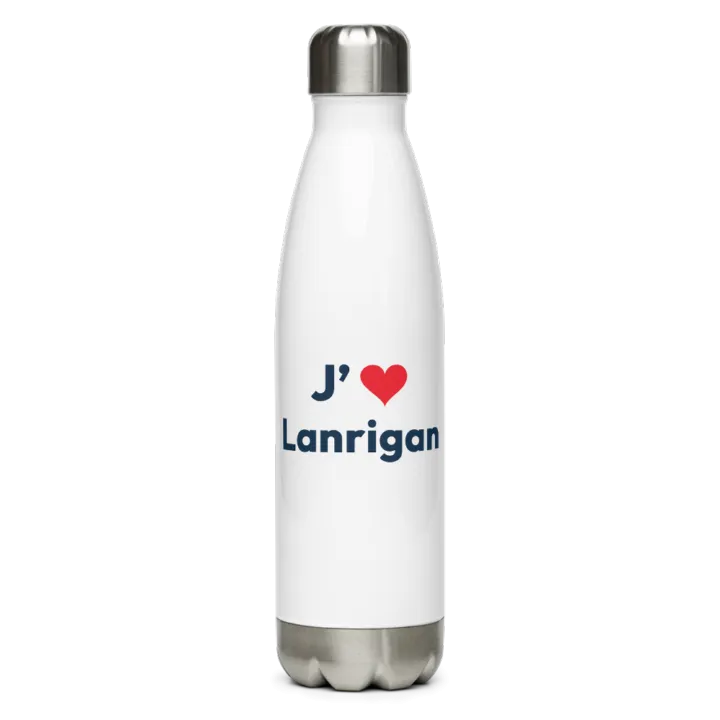 Gourde inox « J’❤ Lanrigan »