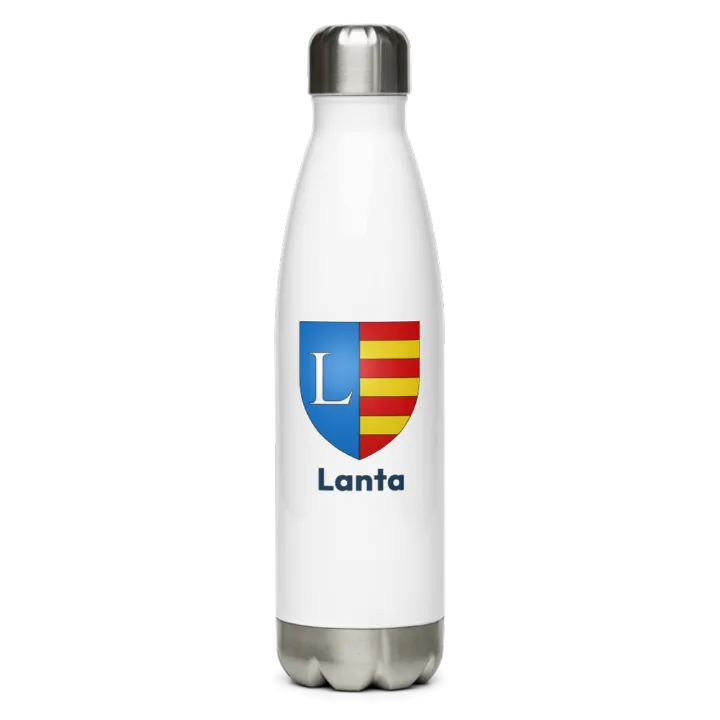 Gourde inox blason de Lanta