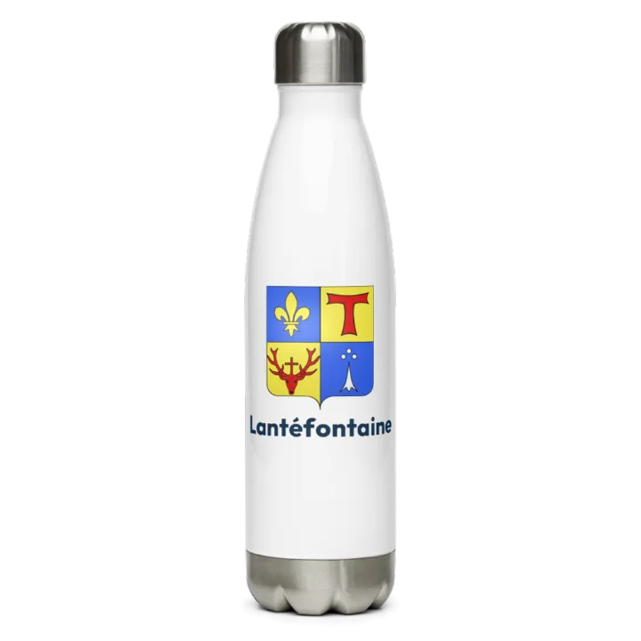 Gourde inox blason de Lantéfontaine
